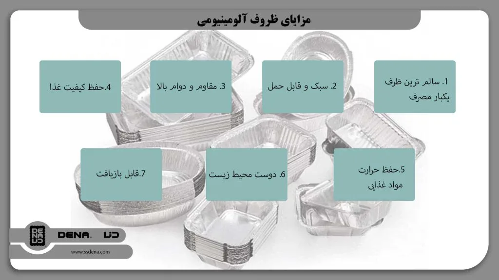 مزایای ظروف آلومینیومی