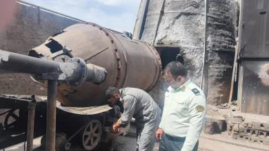پلمب یک واحد صنعتی با حکم قضایی در بهارستان
