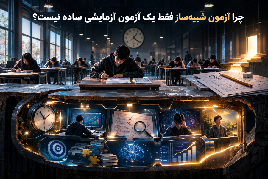 چرا آزمون شبیه‌ساز فقط یک آزمون آزمایشی ساده نیست؟